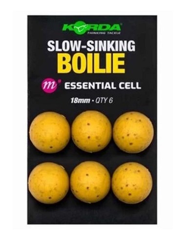 Korda boilies plastic wafter essential cell 18mm 6unds