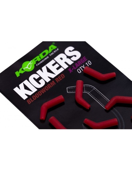 Korda kickers bloodworm red x-large10unds