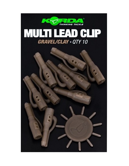 Korda lead clip pin gravel clay 10unds
