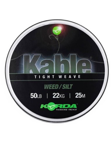 Korda kable tight weave weed silt 25m