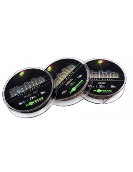 Korda kable tight weave kamo 25m