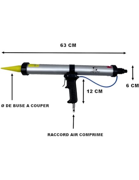 Carp spirit pneumatic bait gun 0.6l