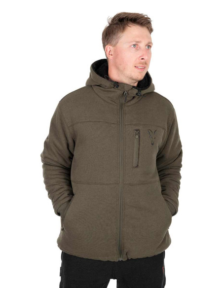 Fox sherpa jacket green & black talla L