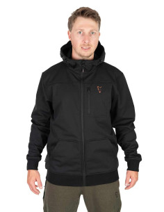 Fox solf shell jacket black & orange talla M