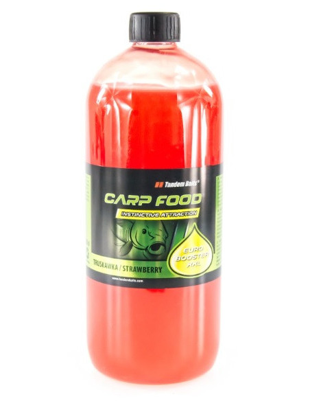 Tandem baits euro booster XXL strawberry 1L