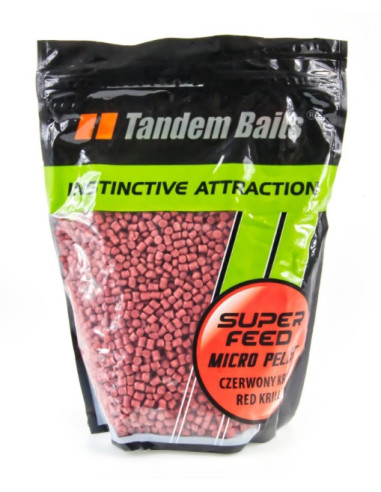 Tandem baits micro pellets red krill  6mm 1kg