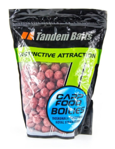 Tandem baits boilies carp food royal strawberry 18mm 1kg