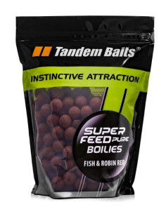 Tandem baits pure boilies fish & robin red 18mm 1kg 2