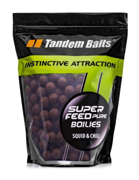 Tandem baits pure boilies squid & chili 18mm 1kg