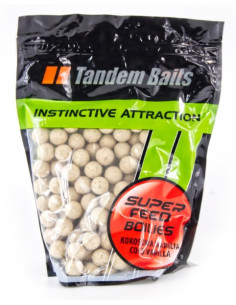 Tandem baits boilies superfeed coco vainilla 18mm 1kg 2