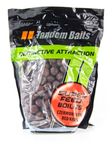 Tandem baits boilies superfeed red krill 18mm 1kg