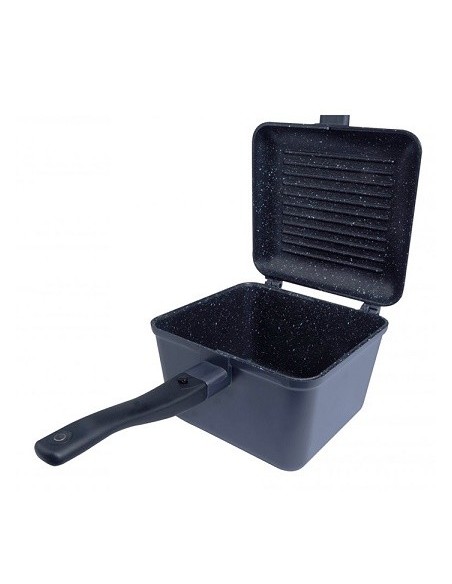 Ridgemonkey connect deep pan & griddle standar granite