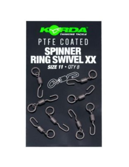 Korda PTFE spinner ring swivel XX nº11 8unds