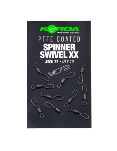 Korda PTFE spinner swivel XX nº11 8unds