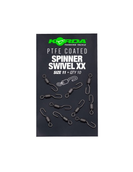Korda PTFE spinner swivel XX nº11 8unds