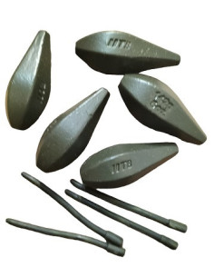 Ocarp plomo torpedo inline 145gr 5unds