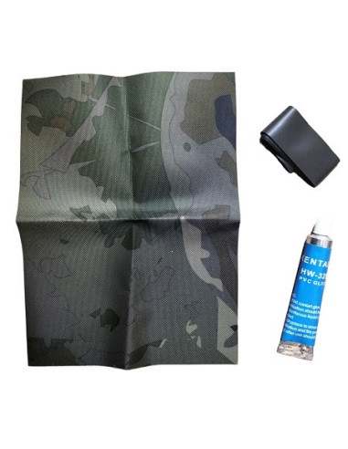 Nash bivvy repair kit camo 20x15cm