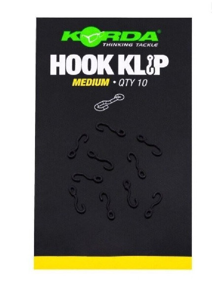 Korda hook klip medium 10unds