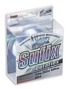 Sufix duraflex 0.50mm 47.3lb 300m clear