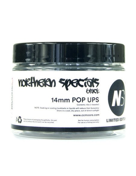 Cc moore Northern Specials NS1 pop ups black 14mm (negro)