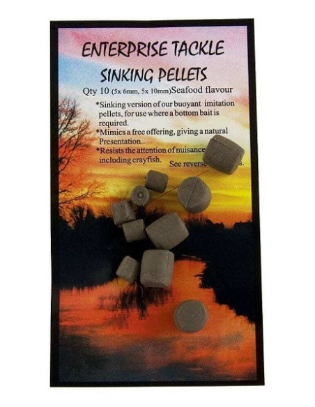 Entreprise sinking pellets mixed
