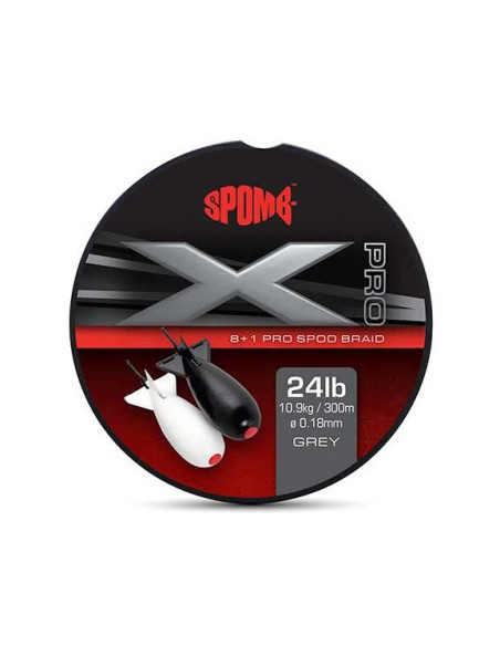 Spomb x pro braid 24lb 0.18mm 300m