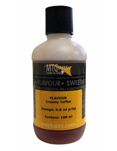 MTC baits flavour cream toffe(caramelo)100ml