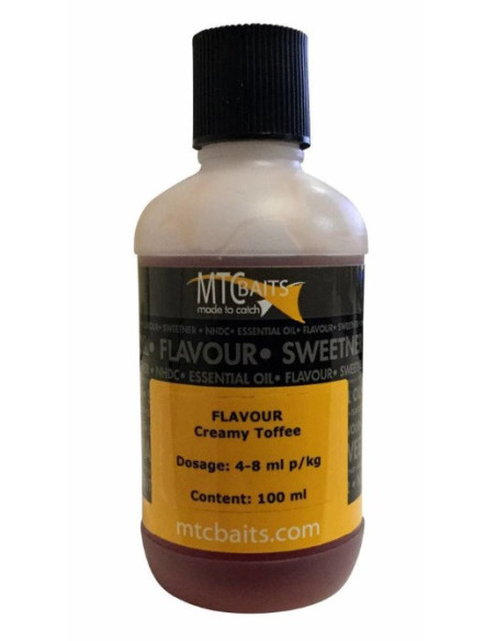 MTC baits flavour cream toffe(caramelo)100ml