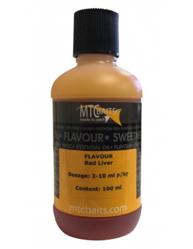 MTC baits flavour red liver (higado) 100ml