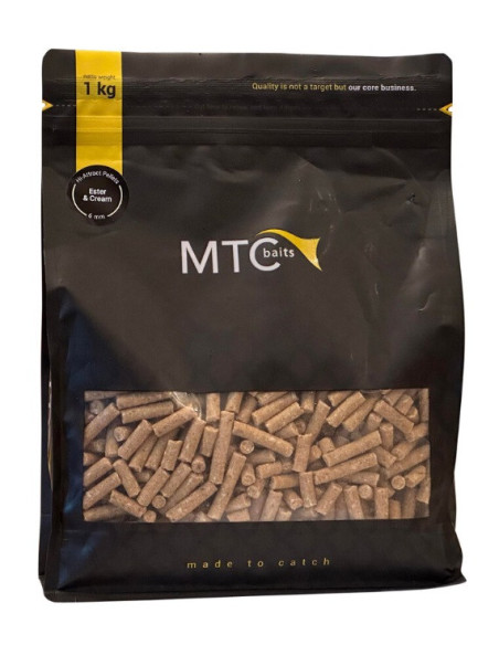 MTC baits pellets hi-attract ester & cream 1kg
