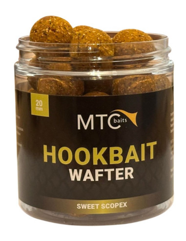 MTC baits hookbait wafter sweet scopex 20mm