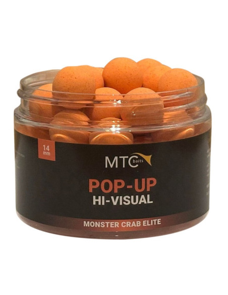 MTC baits pop-up hi-visual monster crab 14mm