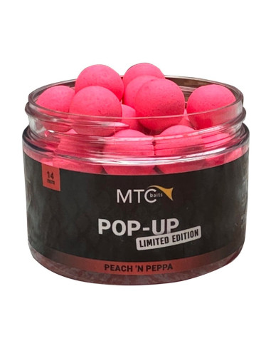MTC baits pop-up limited edition peach peppa 14mm