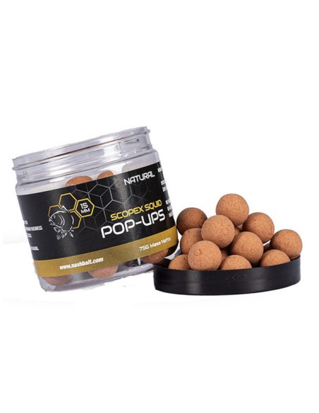 Nash pop-up scopex squid natural 15mm 75gr