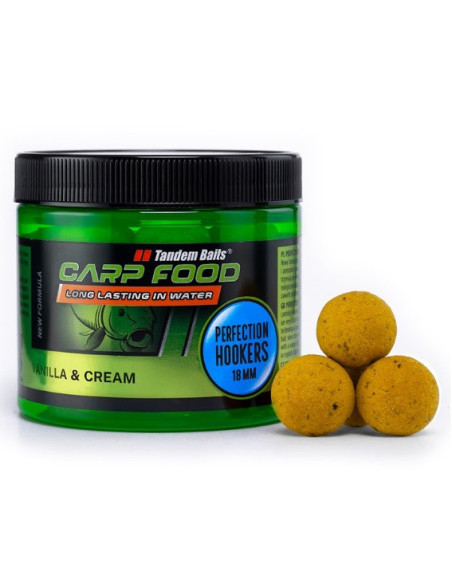 Tandem baits perfection hookers vainilla cream 18mm