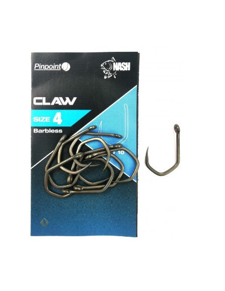 Nash NEW anzuelo claw nº4 10unds (sin muerte)