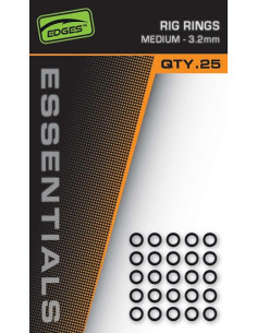 Fox essentials rig rings 3.2mm 25unds