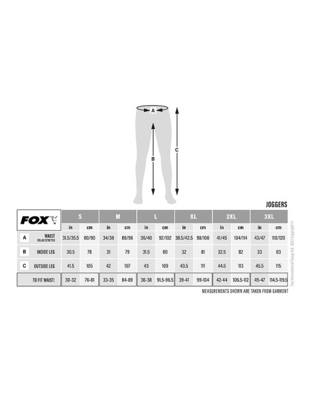 Fox LW camo joggers talla S