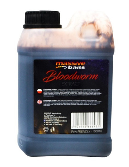 Massive baits liquid bloodworm extract 1000ml
