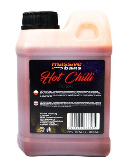 Massive baits liquid hot chilli extract 1000ml