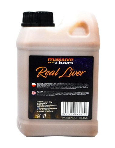 Massive baits liquid real liver 1000ml