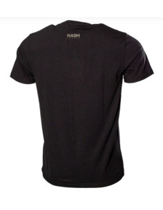 Nash t-shirt fish logo black talla S 2