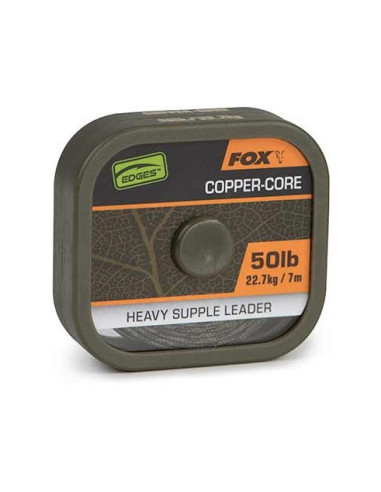 Fox naturals copper core leader 50lb 7m