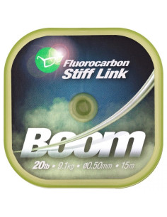 Korda fluorocarbon stiff link BOOM 0.50mm 20lb 15m