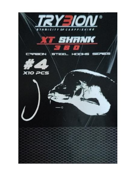 Trybion anzuelos XT-shank niquel nº4 10unds
