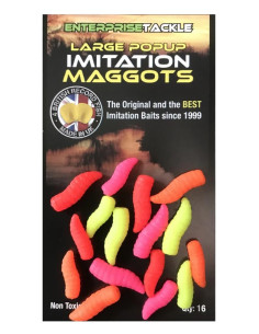 Entreprise pop-ups maggots large mixed fluro 16 unds