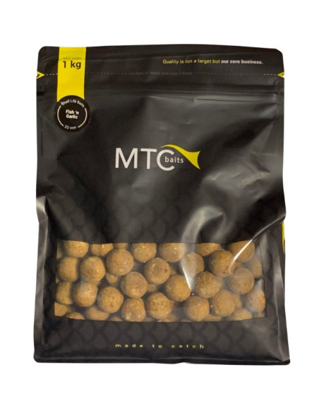 MTC baits boilies fish garlic 24mm 1kg