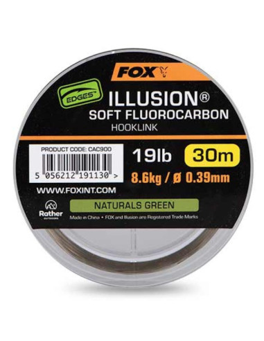 Fox illusion soft natural green 19lb 0.39mm 30m