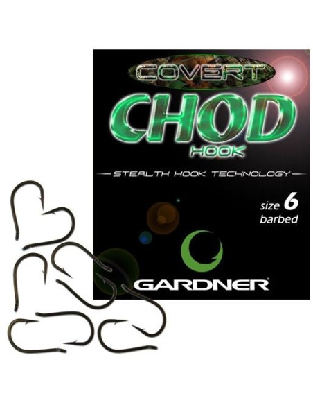 Gardner covert hook chod nº6 10 unds