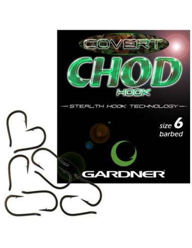 Gardner covert hook chod nº8 10 unds